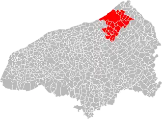 Localisation de Communauté de communes Falaises du Talou