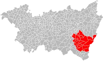 Localisation de Communauté de communes des Hautes Vosges