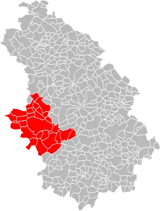 Localisation de Communauté de communes des Trois Forêts