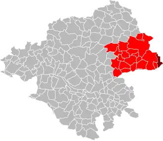 Localisation de Communauté de communes du Pays d'Ancenis