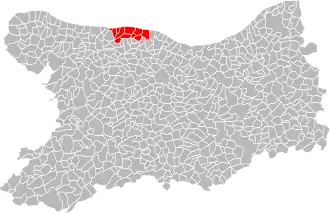 Localisation de Communauté de communes de Bessin, Seulles et Mer