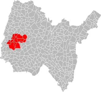 Localisation de Communauté de communes Chalaronne Centre