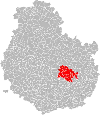 Localisation de Dijon Métropole