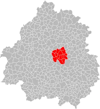 Localisation de Communauté de communes Isle Manoire en Périgord