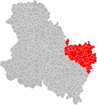 Localisation de Communauté de communes Le Tonnerrois en Bourgogne