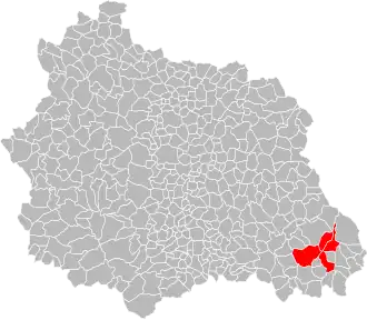 Localisation de Communauté de communes Livradois Porte d'Auvergne