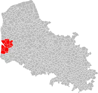 Localisation de Communauté de communesmer et terres d’Opale