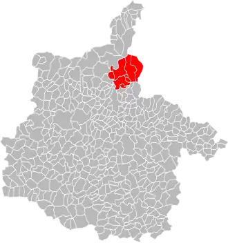 Localisation de Communauté de communes Meuse et Semoy