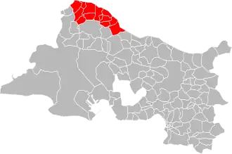 Localisation de Communauté d'agglomération Terre de Provence