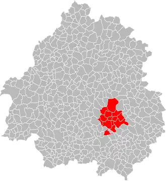 Localisation de Communauté de communes Terre de Cro-Magnon