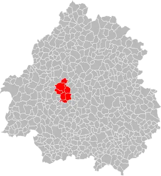 Localisation de Communauté de communes Astérienne Isle et Vern