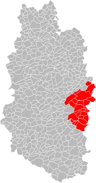 Localisation de Communauté de communes Côtes de Meuse - Woëvre