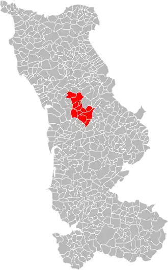 Localisation de Communauté de communes Sèves-Taute