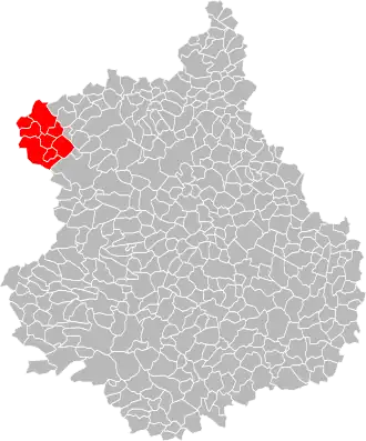 Localisation de Communauté de communes de l'Orée du Perche