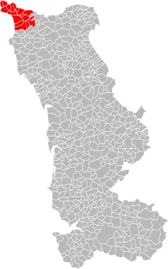Localisation de Communauté de communes de la Hague