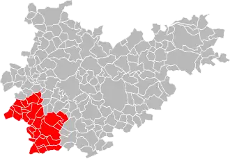 Localisation de Communauté de communes de la Lomagne Tarn-et-Garonnaise