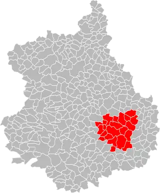 Localisation de Communauté de communes de la Beauce vovéenne