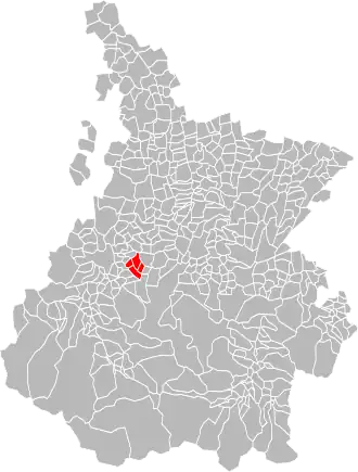 Localisation de Communauté de communes de la Croix blanche