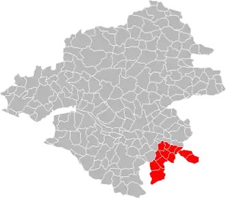 Localisation de Communauté de communesde la vallée de Clisson