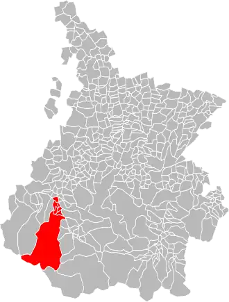 Localisation de Communauté de communes de la Vallée de Saint-Savin