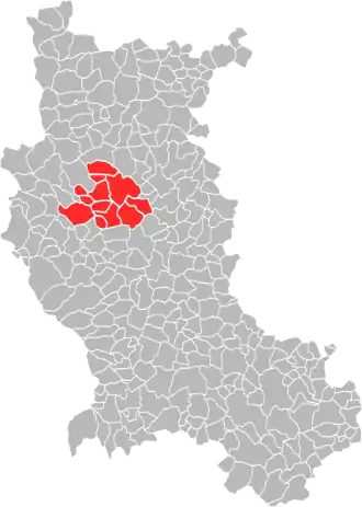 Localisation de Communauté de communes des Vals d'Aix et Isable