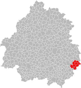 Localisation de Communauté de communes du Carluxais Terre de Fénelon