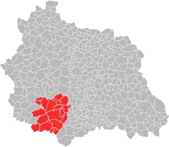Localisation de Communauté de Communes du Massif du Sancy