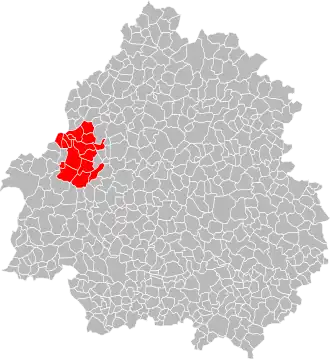Localisation de Communauté de communes du Ribéracois
