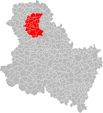 Localisation de Communauté d'agglomération du Grand Sénonais