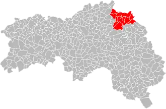 Localisation de Communauté de communes du canton de La Ferté-Fresnel