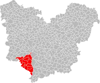 Localisation de Communauté de communes du canton de Rugles