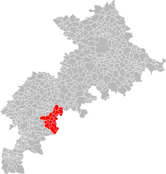 Localisation de Communauté de communesde Salies-du-Salat