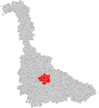 Localisation de Métropole du Grand Nancy