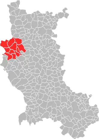 Localisation de Communauté de communes du Pays d'Urfé