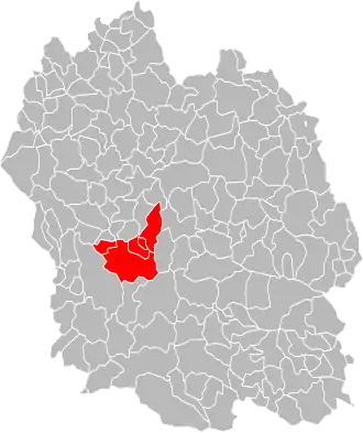 Localisation de Communauté de communes du Pays de Chanac