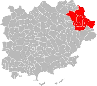 Localisation de Communauté de communes du Pays de Fayence