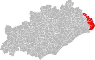 Localisation de Communauté d'agglomération de Lunel