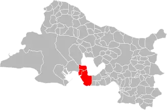 Localisation de Communauté d'agglomération du Pays de Martigues (CAPM)