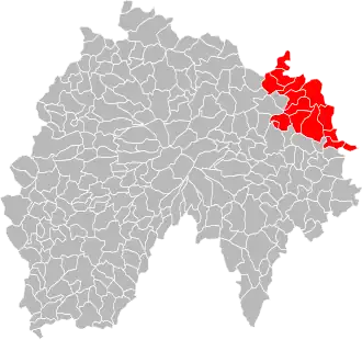 Localisation de Communauté de communesdu Pays de Massiac