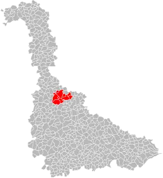 Localisation de Communauté de communesdu Pays de Pont-à-Mousson