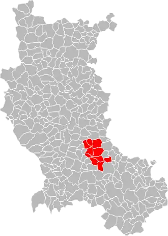 Localisation de Communauté de communes du Pays de Saint-Galmier