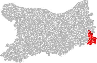Localisation de Communauté de communes du Pays de l'Orbiquet