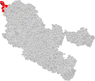 Localisation de Communauté de communes du Pays-Haut Val d'Alzette