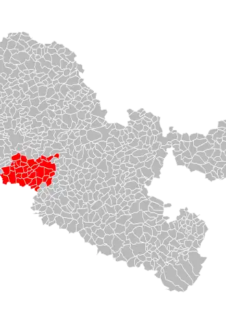 Localisation de Communauté de communes du Sud Messin