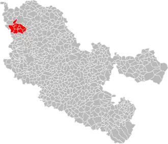 Localisation de Communauté d'agglomération Val de Fensch