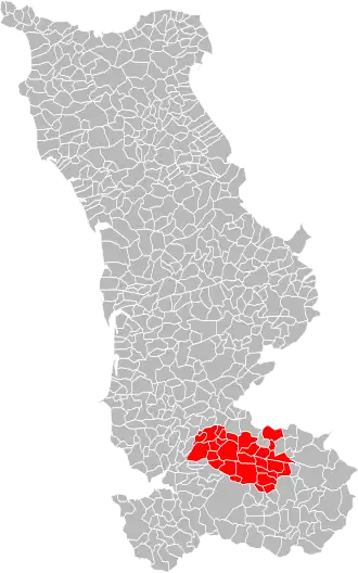 Localisation de Communauté de communes du Val de Sée
