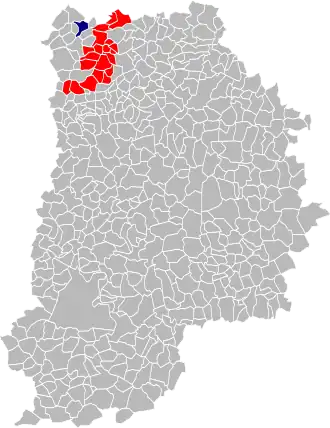 Localisation de Communauté de communes Plaines et Monts de France