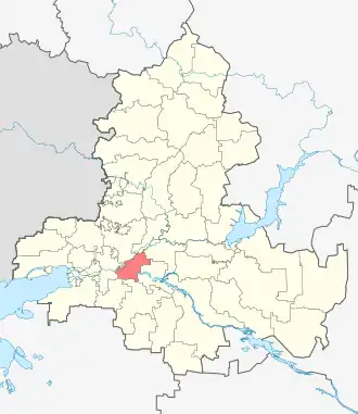 Localisation de Raïon municipal de Bagaïevskaïa