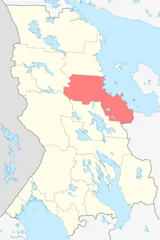 Localisation de Raïon de Belomorsk