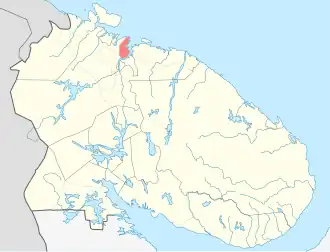 Localisation de Ville fermée d'Aleksandrovsk